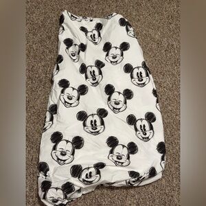 Mickey Mouse Print queen size bed fitted sheet